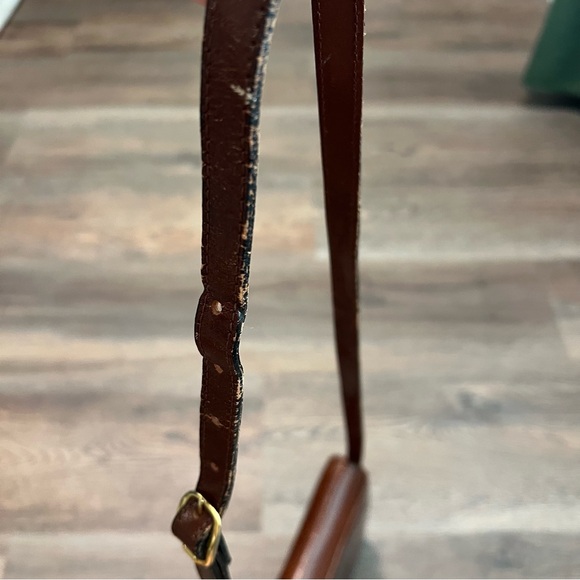 Gabbriele Genuine Learher Brown Shoulder Bag Crossbody Crafter in USA Vintage - Picture 14 of 14